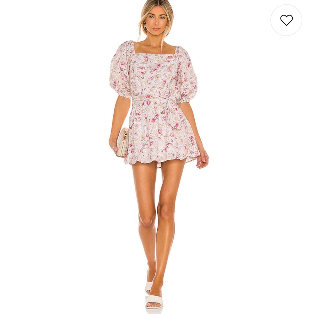 Mink Pink Cecile Off Shoulder Mini Dress
